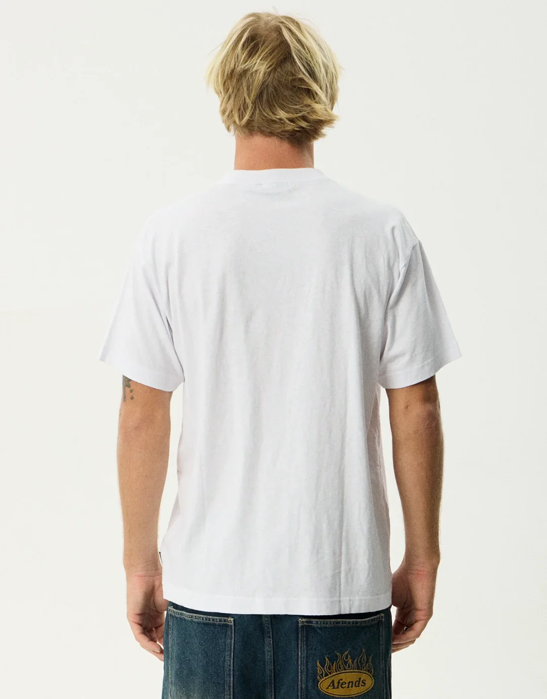 Wiped Out Boxy T-Shirt - White - Image 6