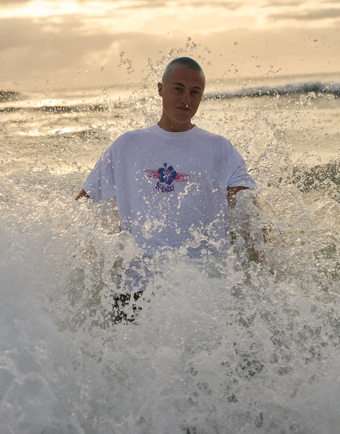 Wiped Out Boxy T-Shirt - White - Image 9