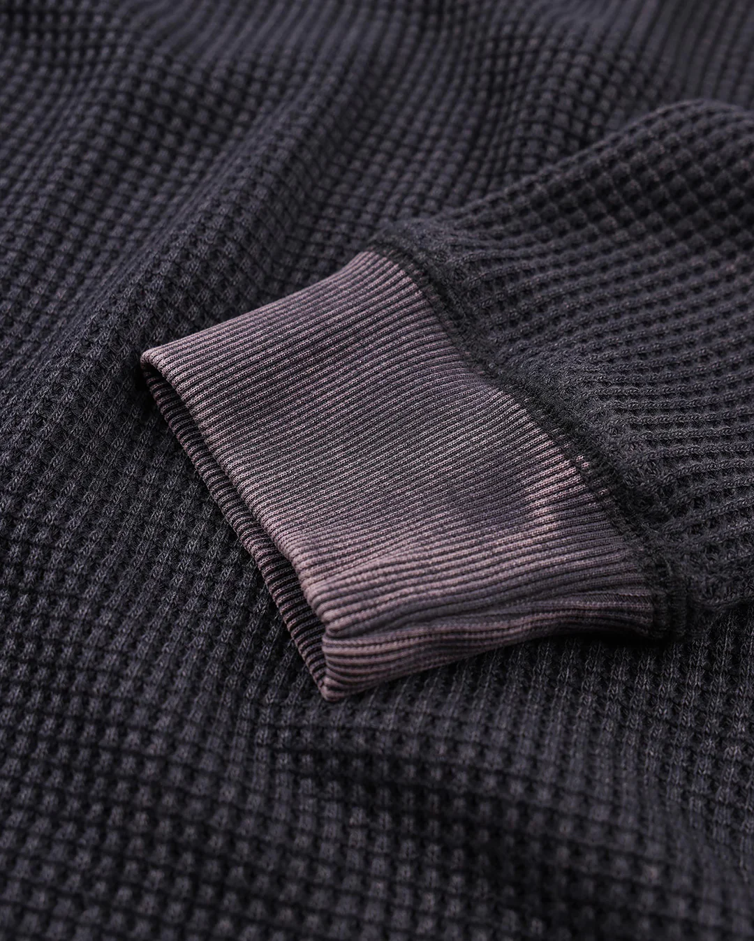 Ag Acid Long Sleeve Waffle - Acid Black - Image 6