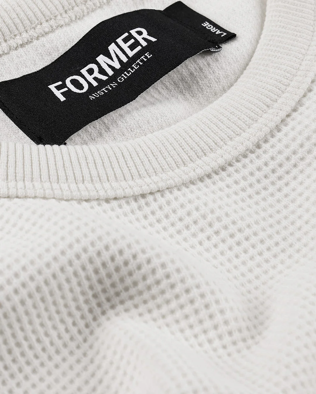 Ag Raglan Waffle - Bone - Image 6