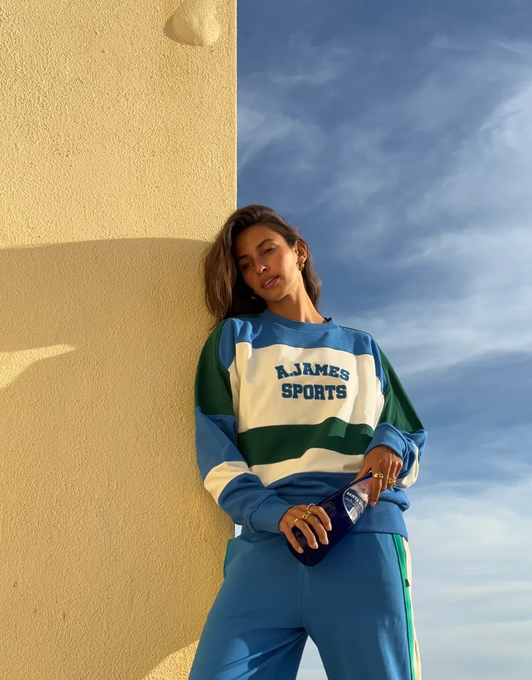 A James Sport Sweatshirt - Snow - Image 8