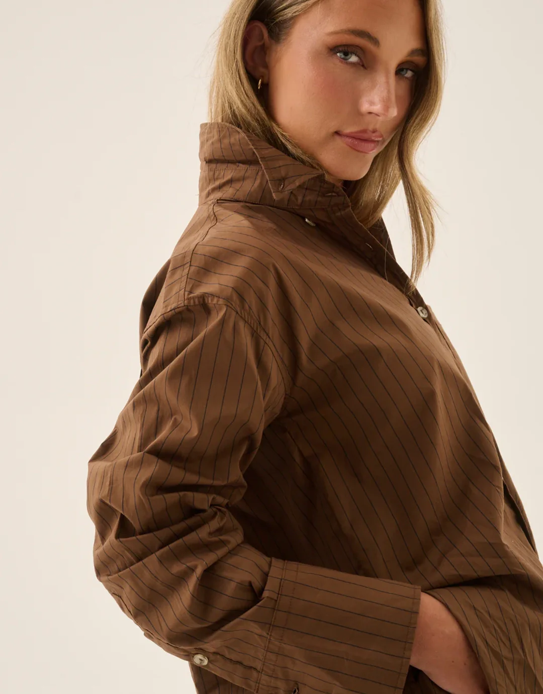 AJJA Pocket Shirt - Mocha - Image 6