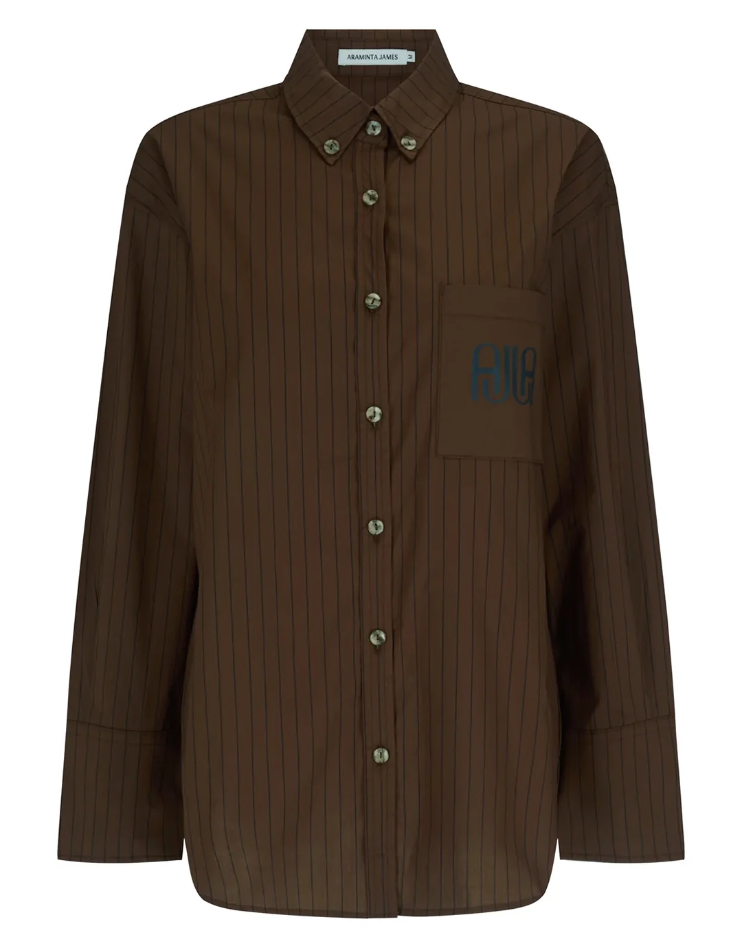 AJJA Pocket Shirt - Mocha - Image 7
