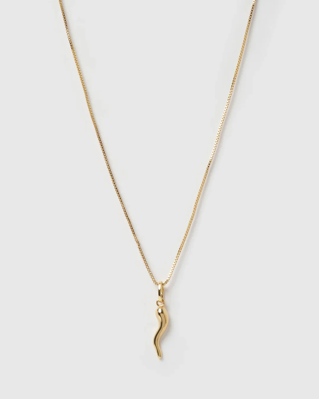 Cornicello Gold Charm Necklace - Gold - Image 4