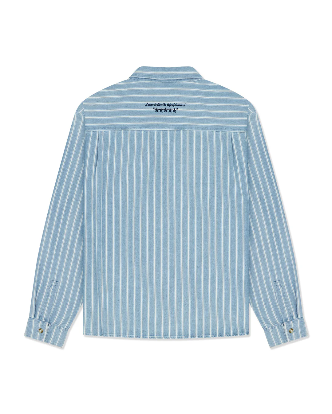 Crop LS Shirt - Blue - Image 2