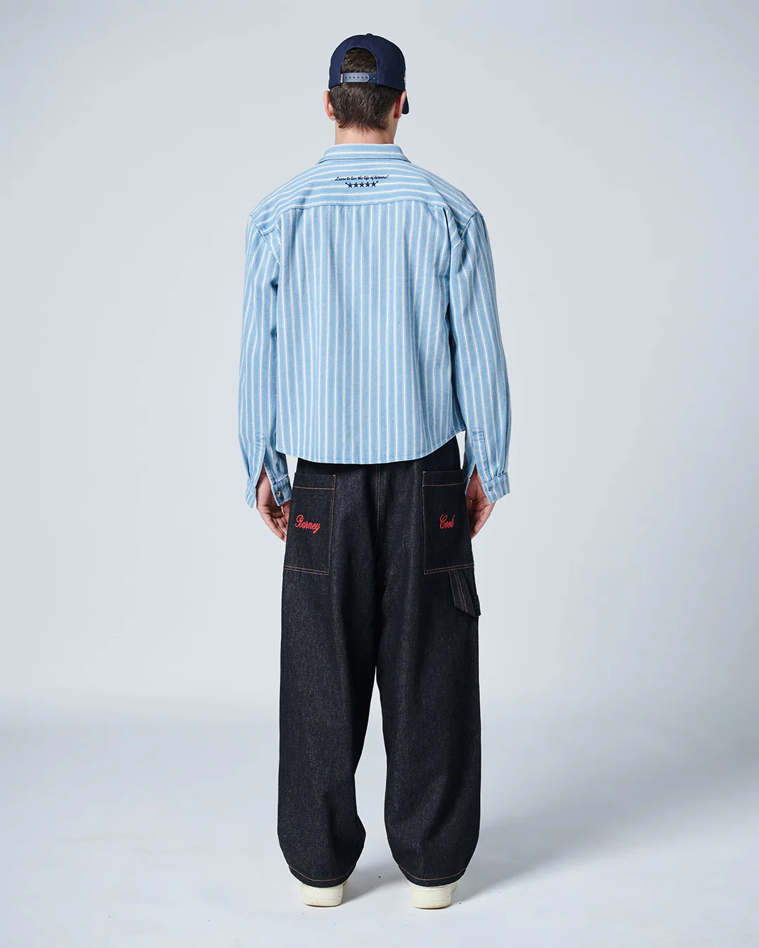 Crop LS Shirt - Blue - Image 4