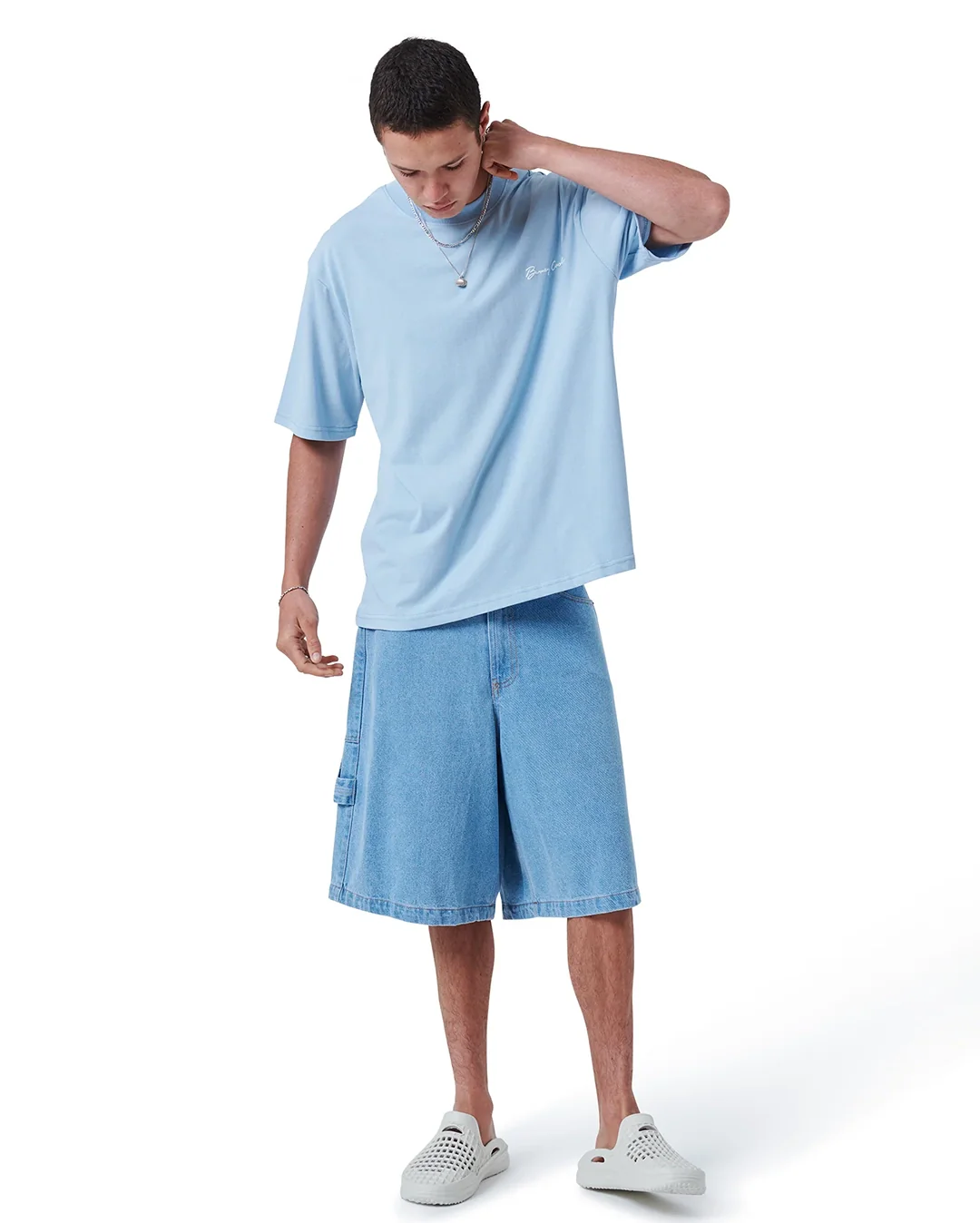Logo Tee - Sky - Image 4