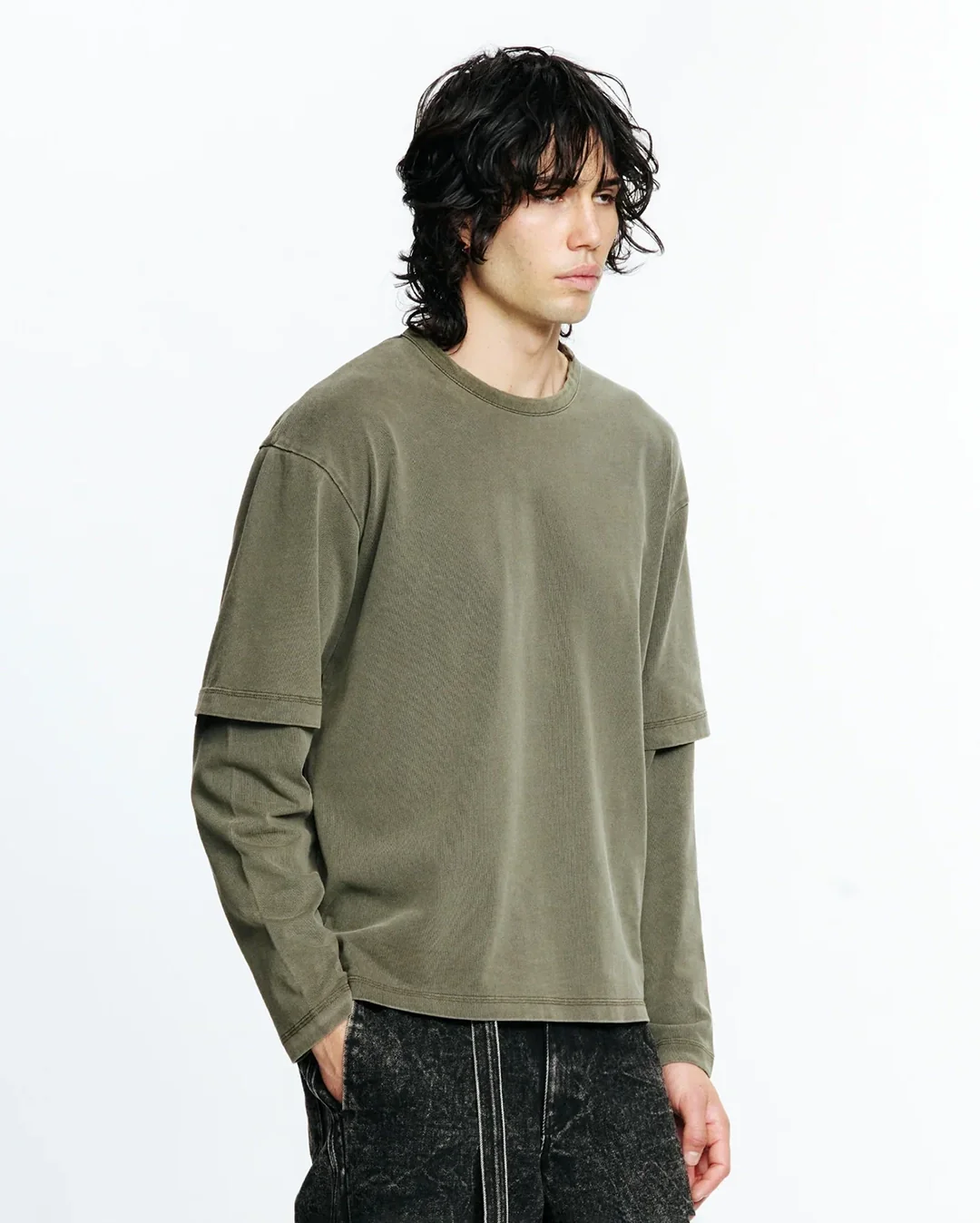 Dream Layer Long Sleeve - Fatigue - Image 2