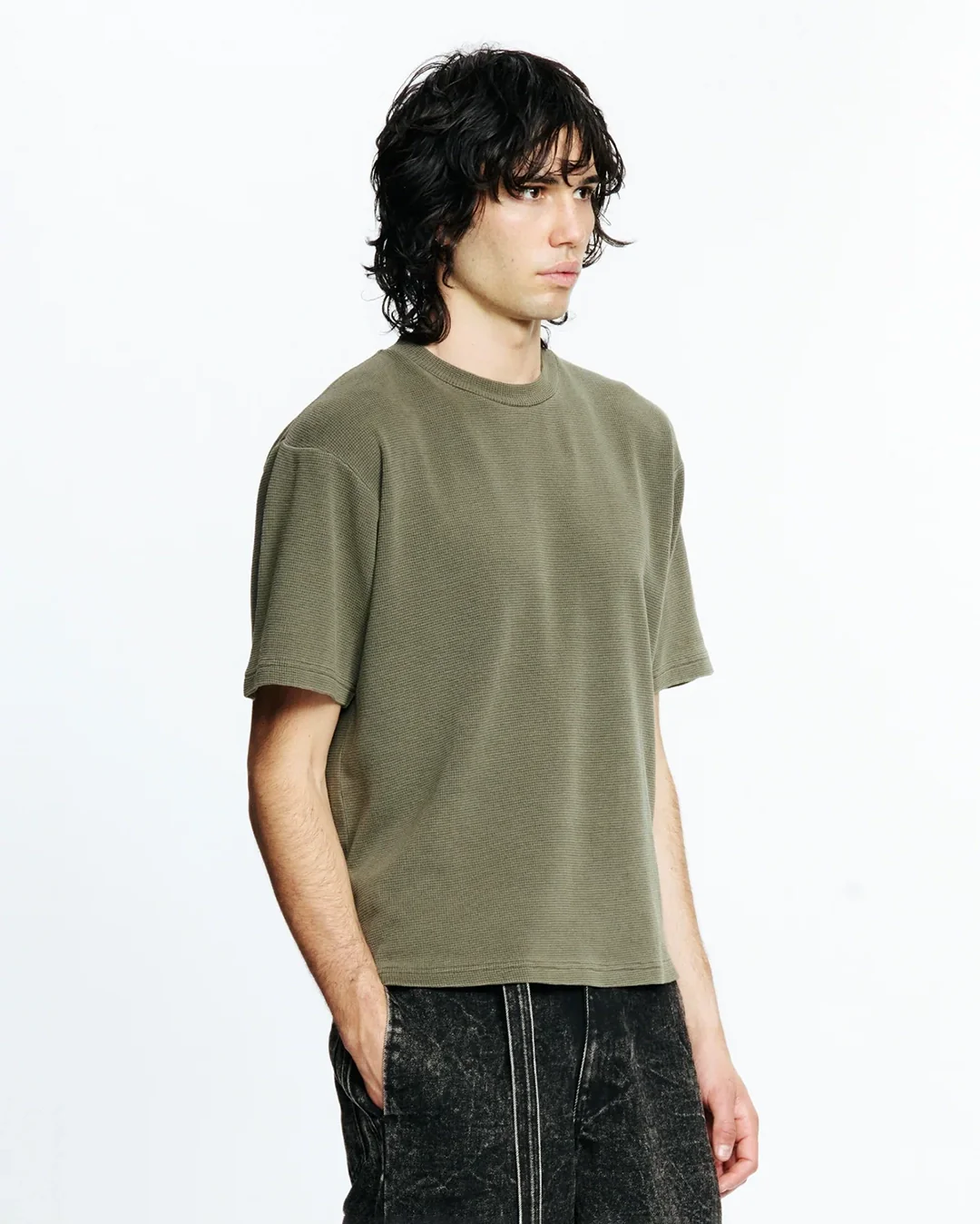 Waffle Dream Tee - Fatigue - Image 2