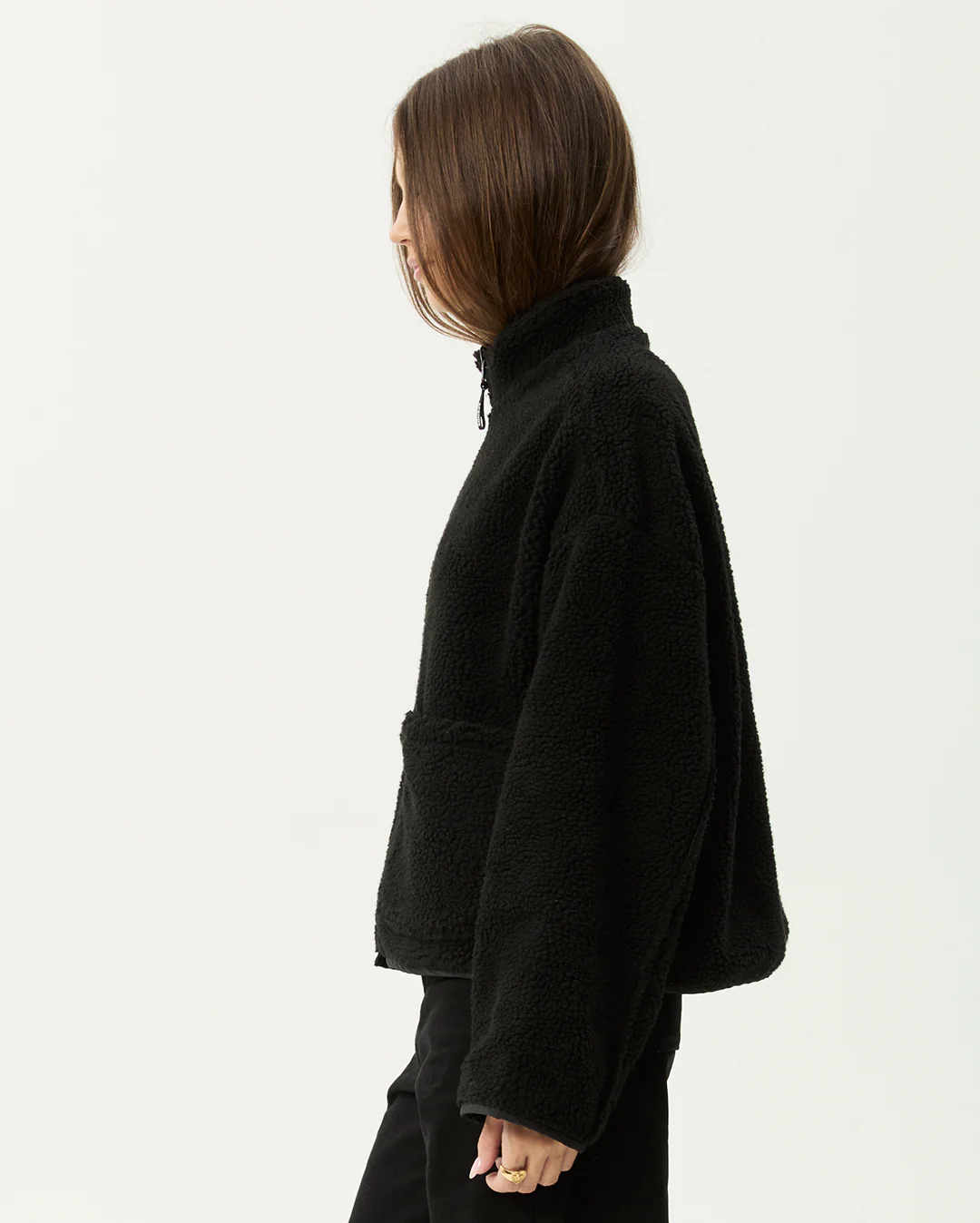 Berlin - Reversible Polar Fleece Jacket - Black - Image 8