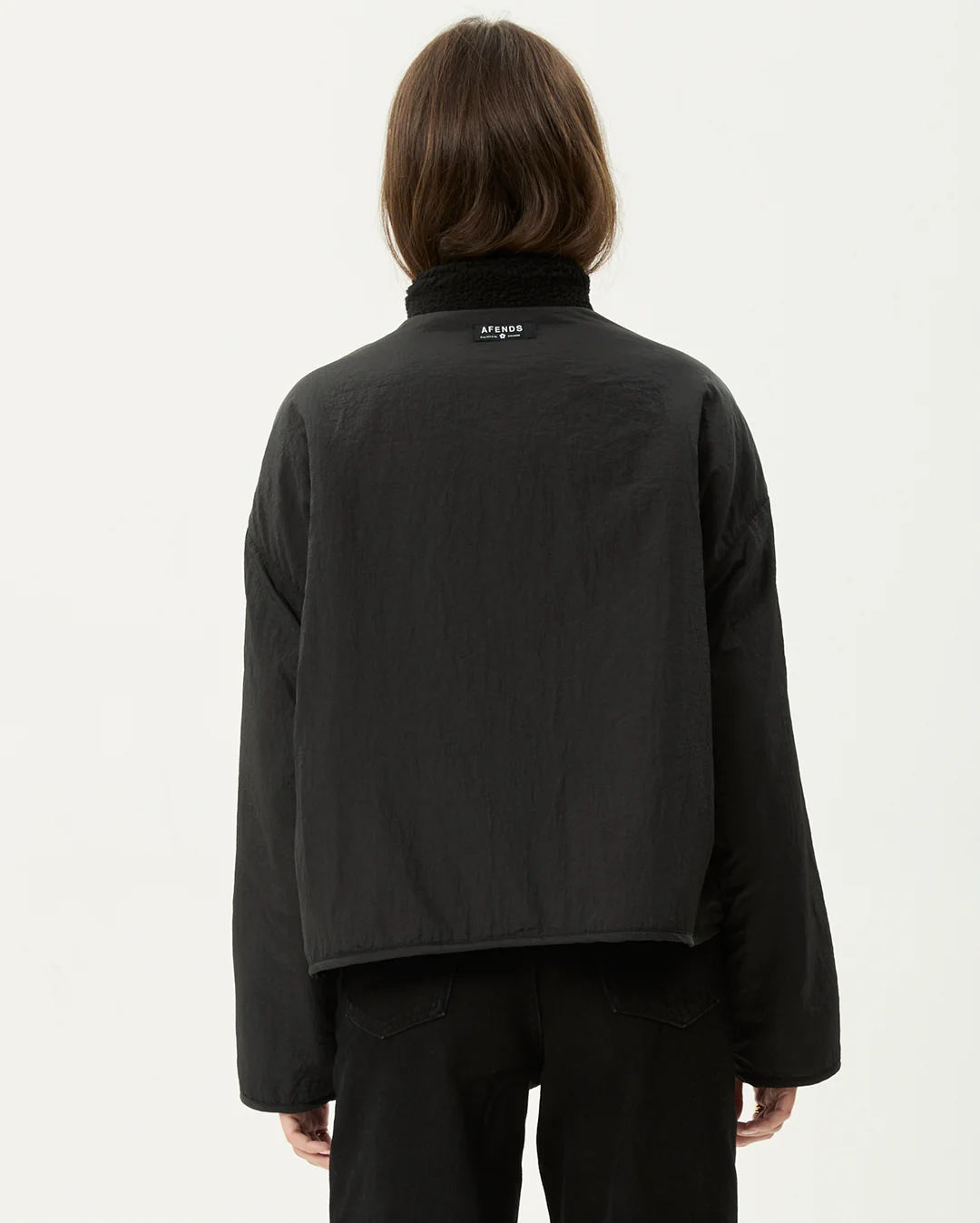 Berlin - Reversible Polar Fleece Jacket - Black - Image 9