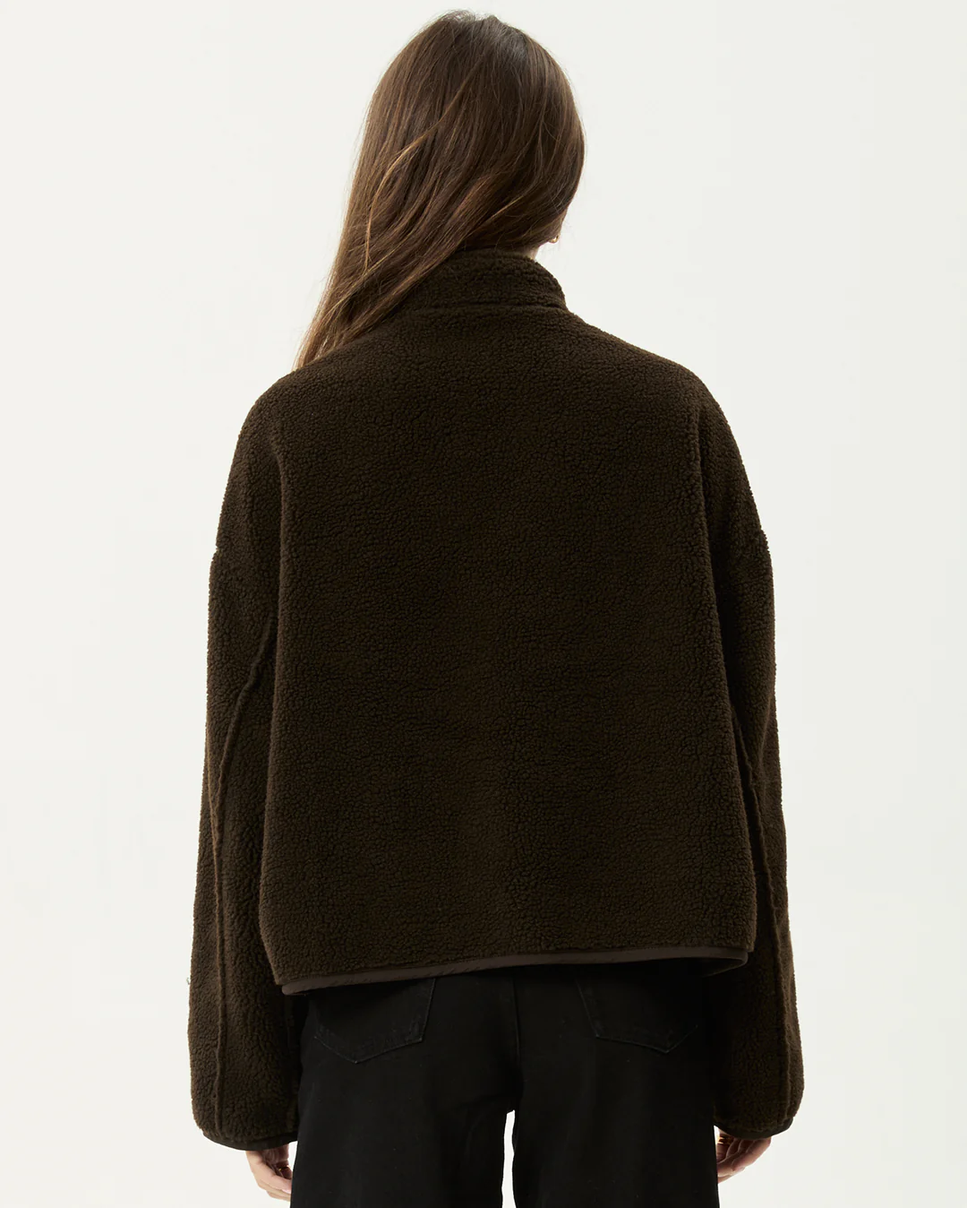 Berlin - Reversible  Polar Fleece Jacket - Coffee - Image 9