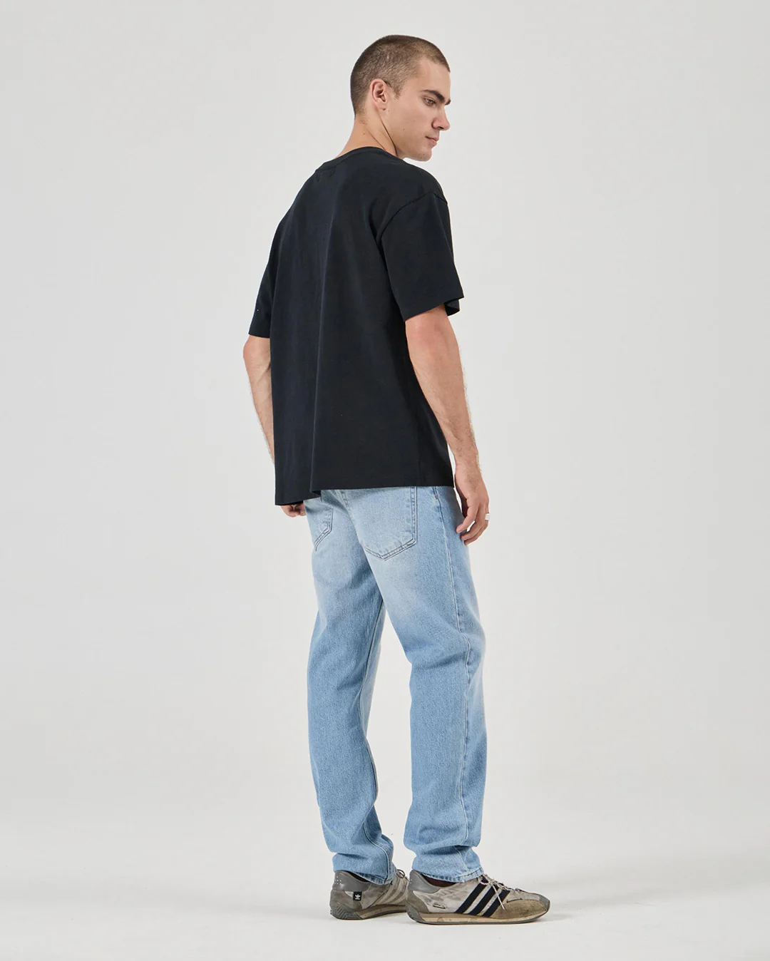 Bronco Stone Blue Denim Jeans - Stone Blue - Image 3