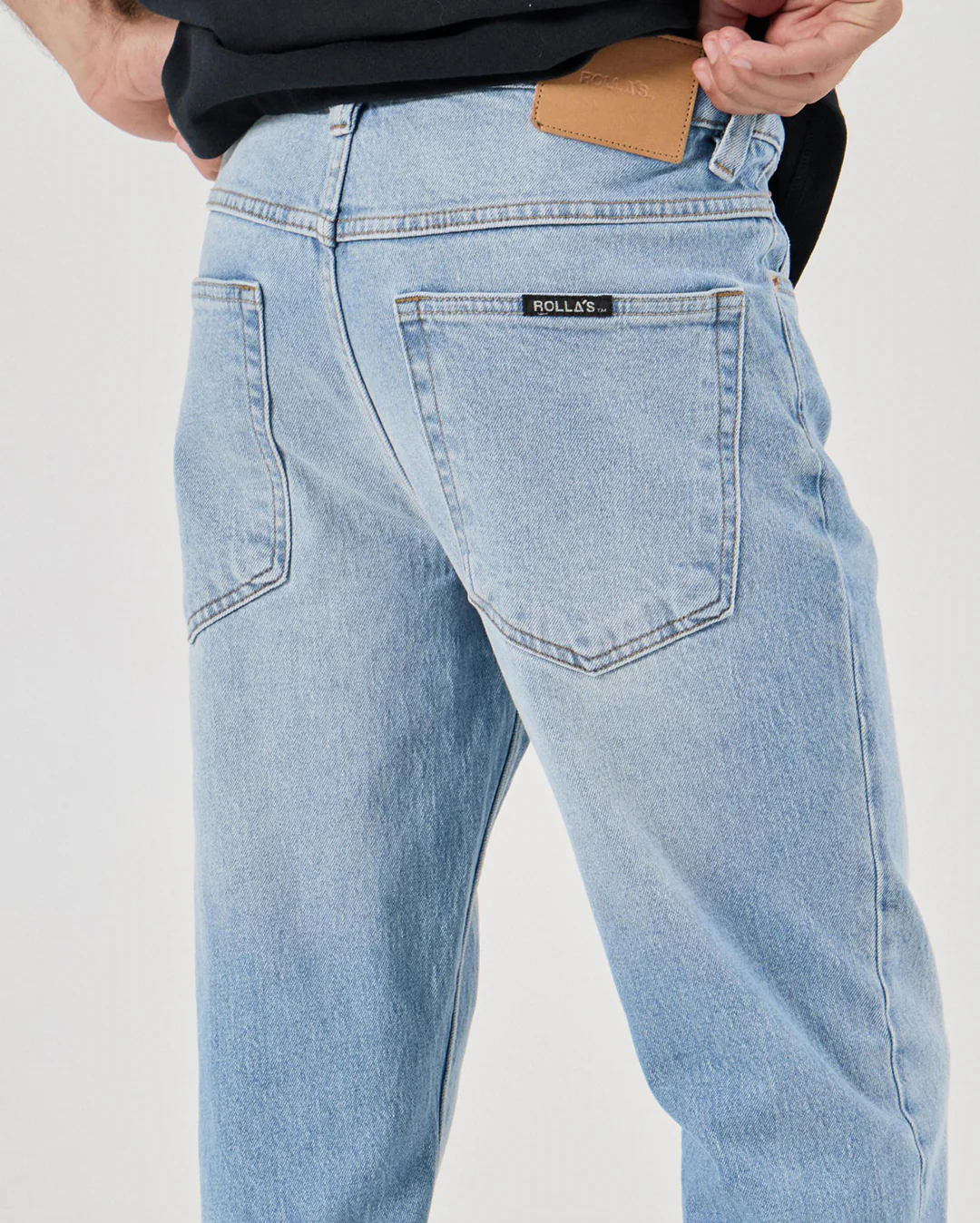 Bronco Stone Blue Denim Jeans - Stone Blue - Image 4