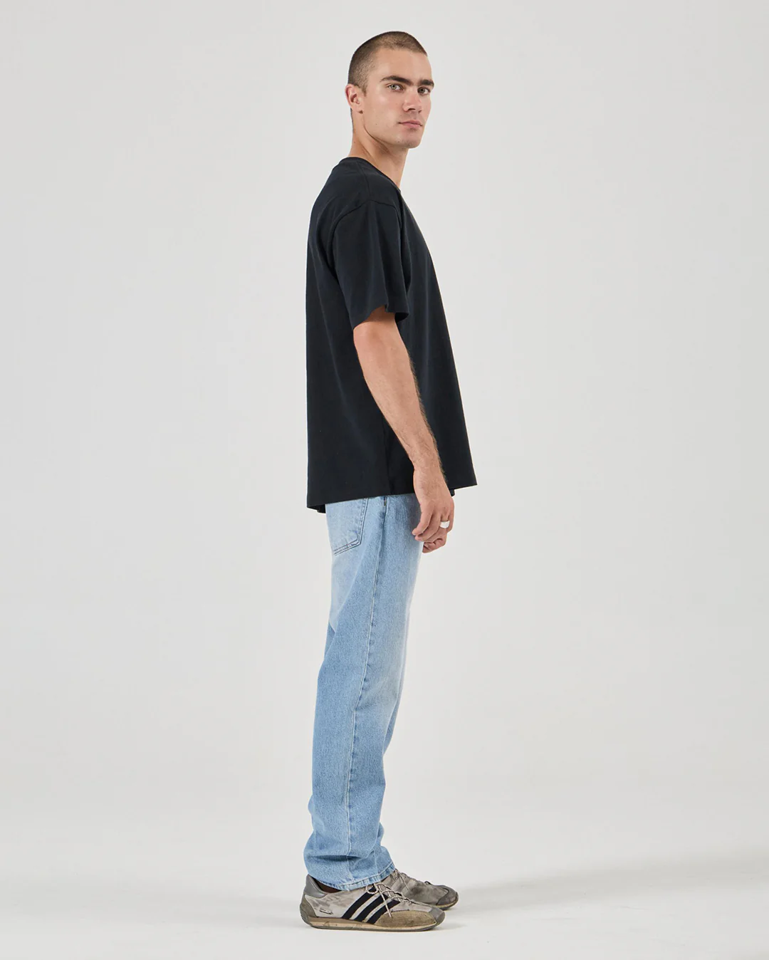 Bronco Stone Blue Denim Jeans - Stone Blue - Image 5