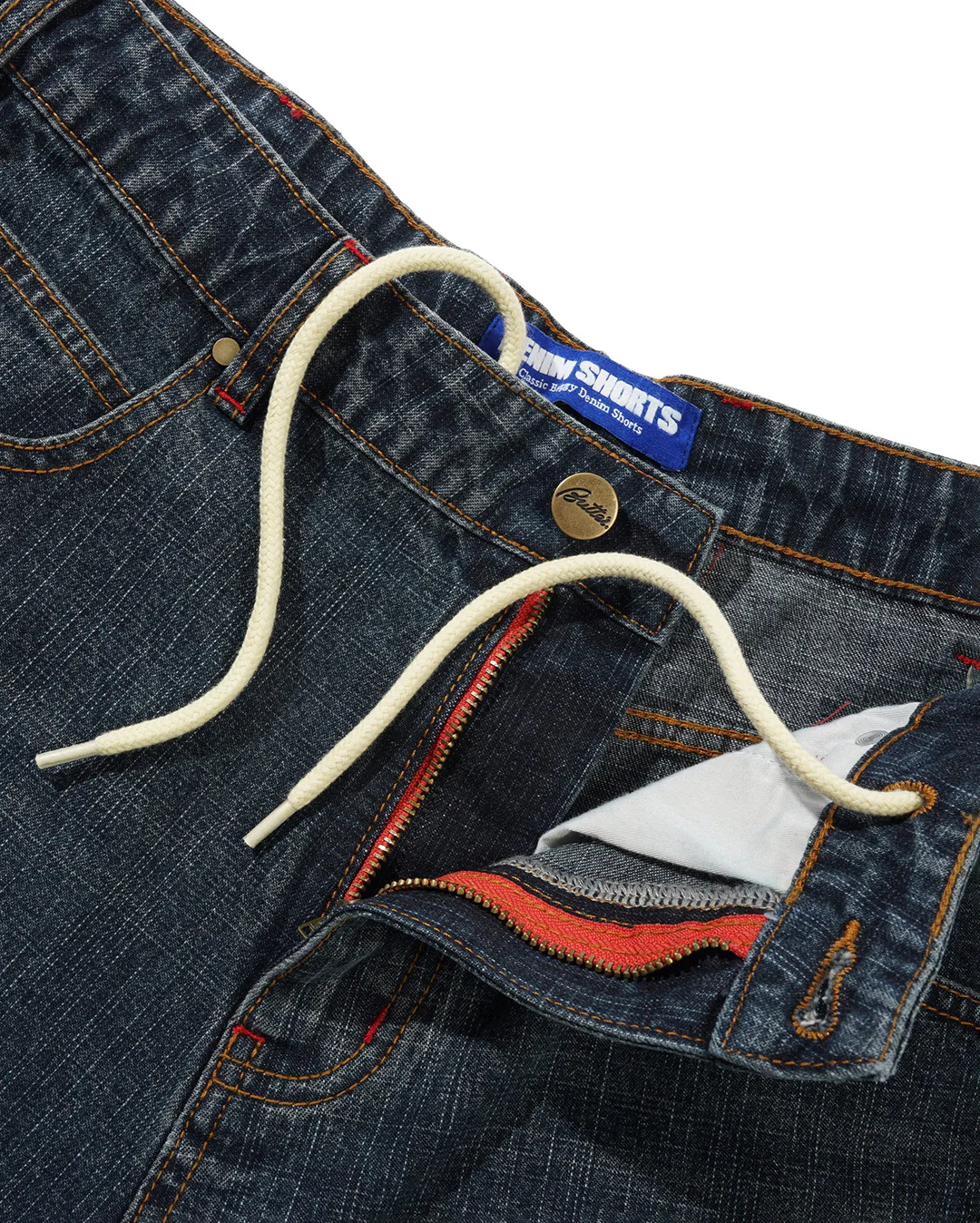 Blotch Denim Shorts - Streaky Navy - Image 5