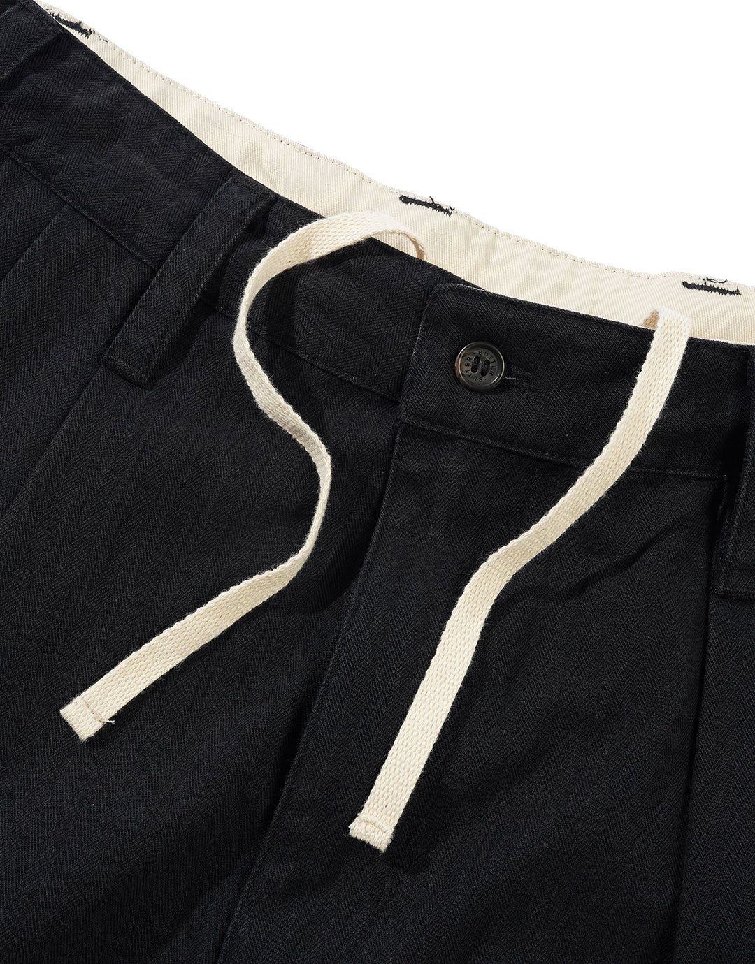 Pleated Shorts - Washed Black - Image 4