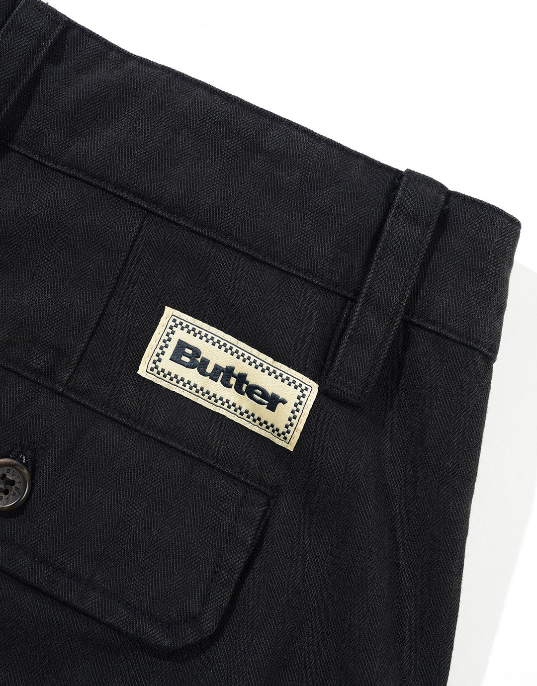 Pleated Trousers - Washed Black - Image 3