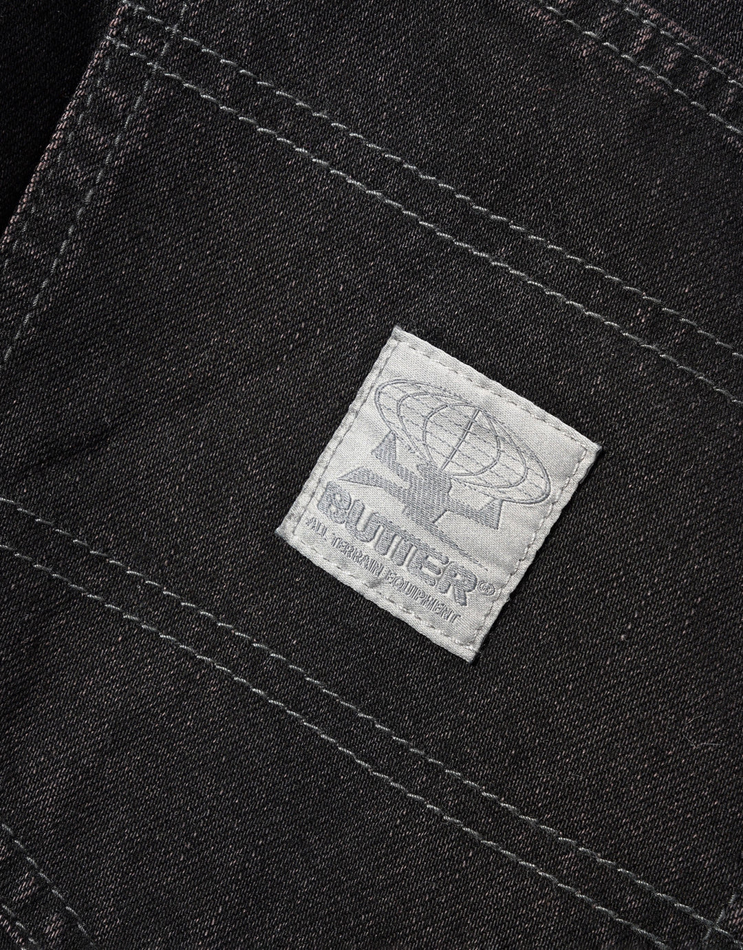Wide Cut Denim Jeans - Tinted Black - Image 5