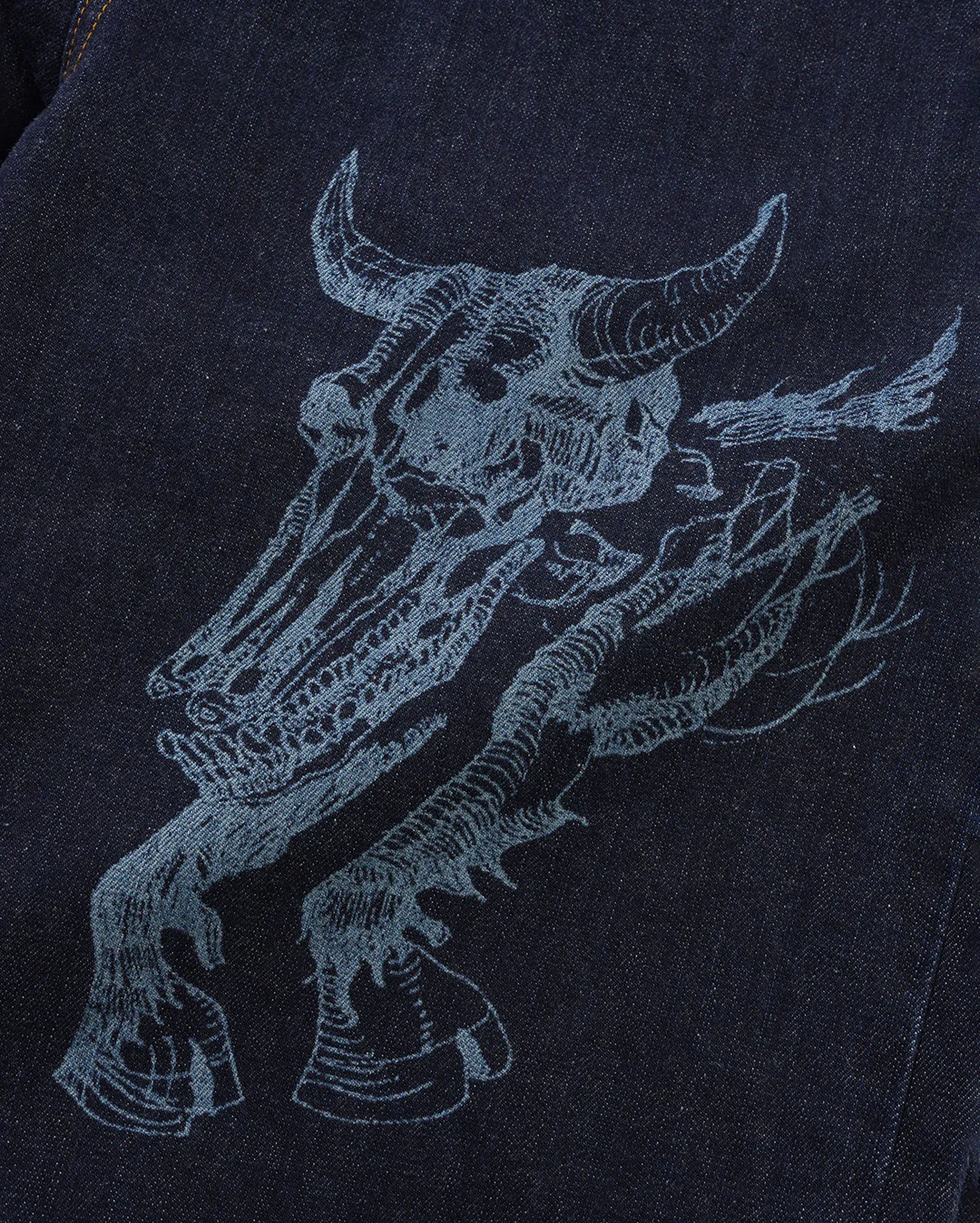 Bull Selvedge Denim Jeans - Raw Indigo - Image 3