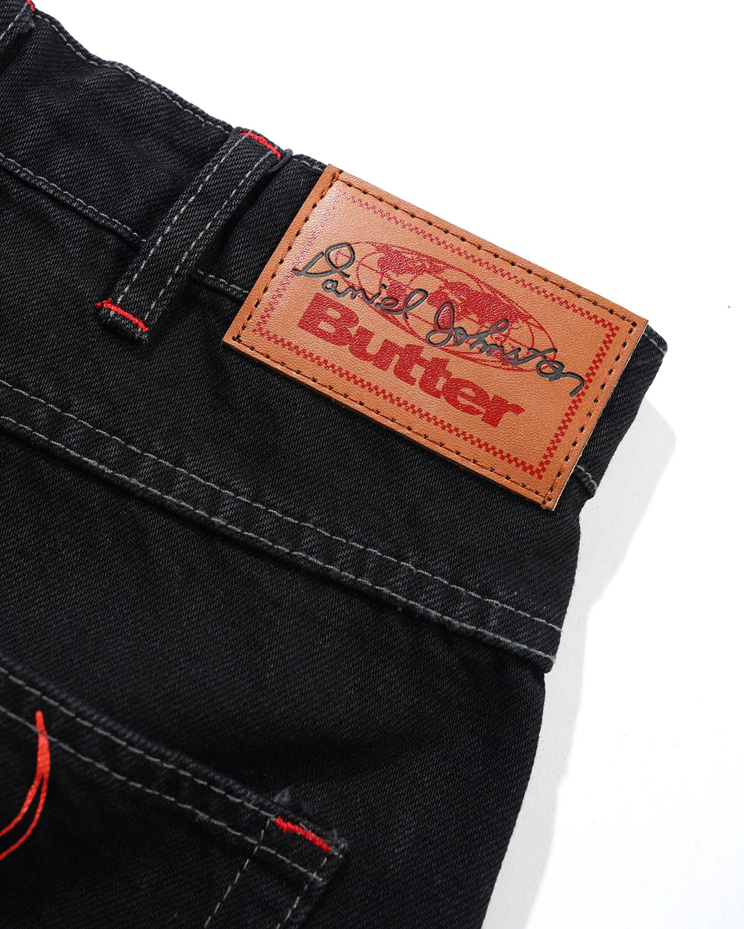 Dragon Denim Shorts - Washed Black - Image 5