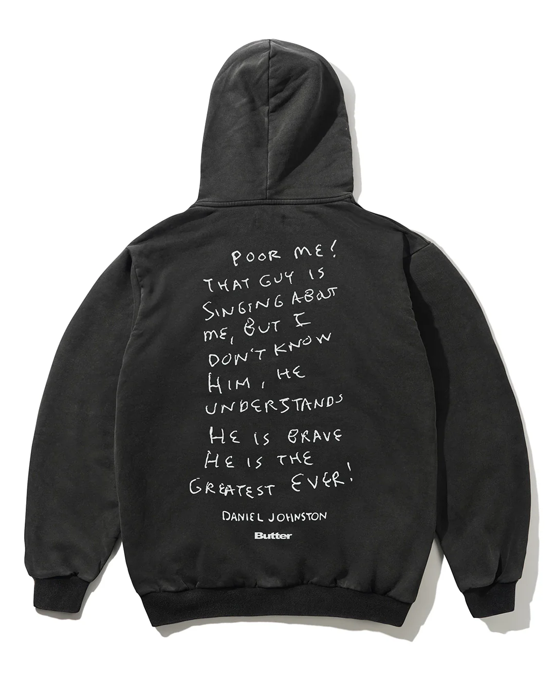 Enemy Pullover Hood - Distressed Washed Black - Image 2