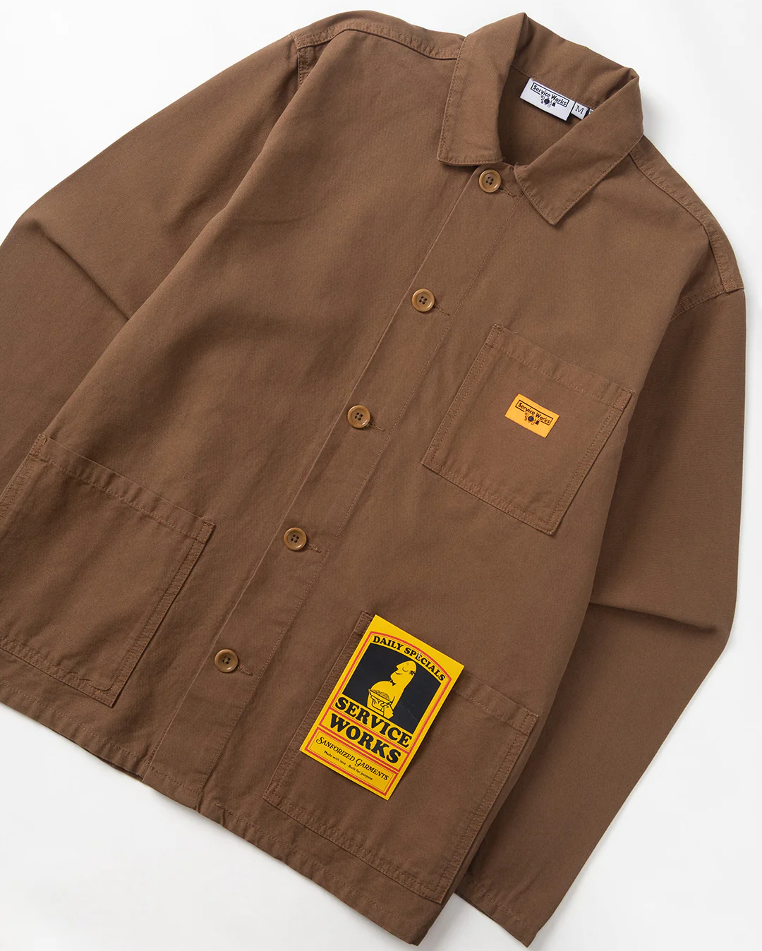 Canvas Chore Shirt - Bark - Image 3