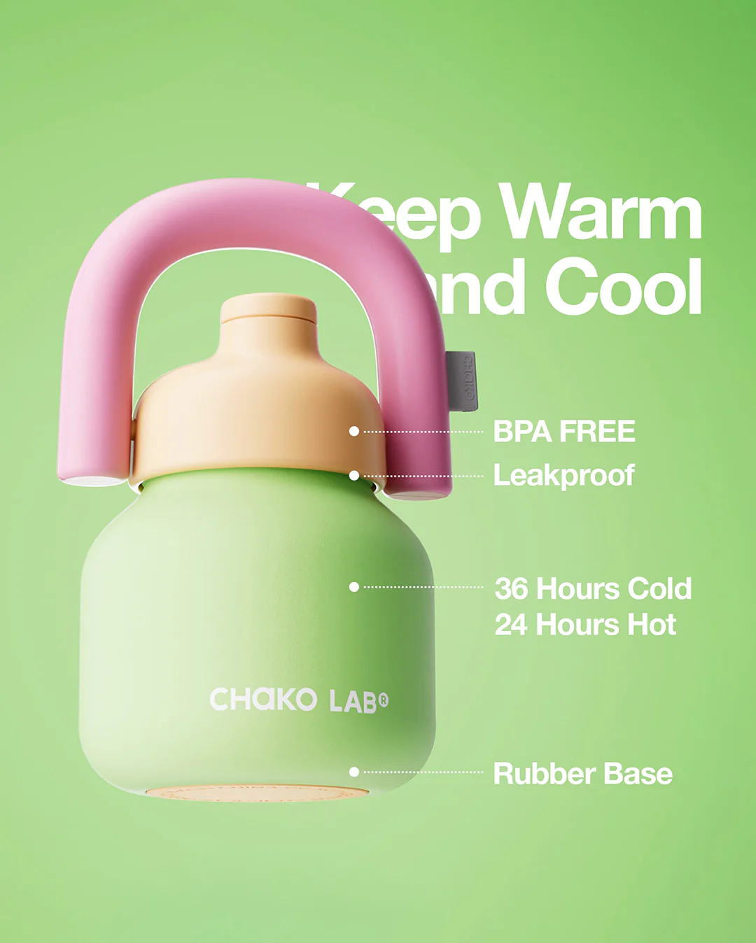 LinLin Kettle 1000ml - New Green - Image 3