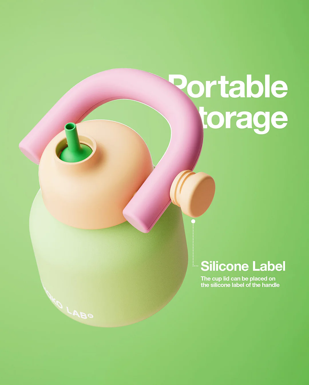 LinLin Kettle 1000ml - New Green - Image 4