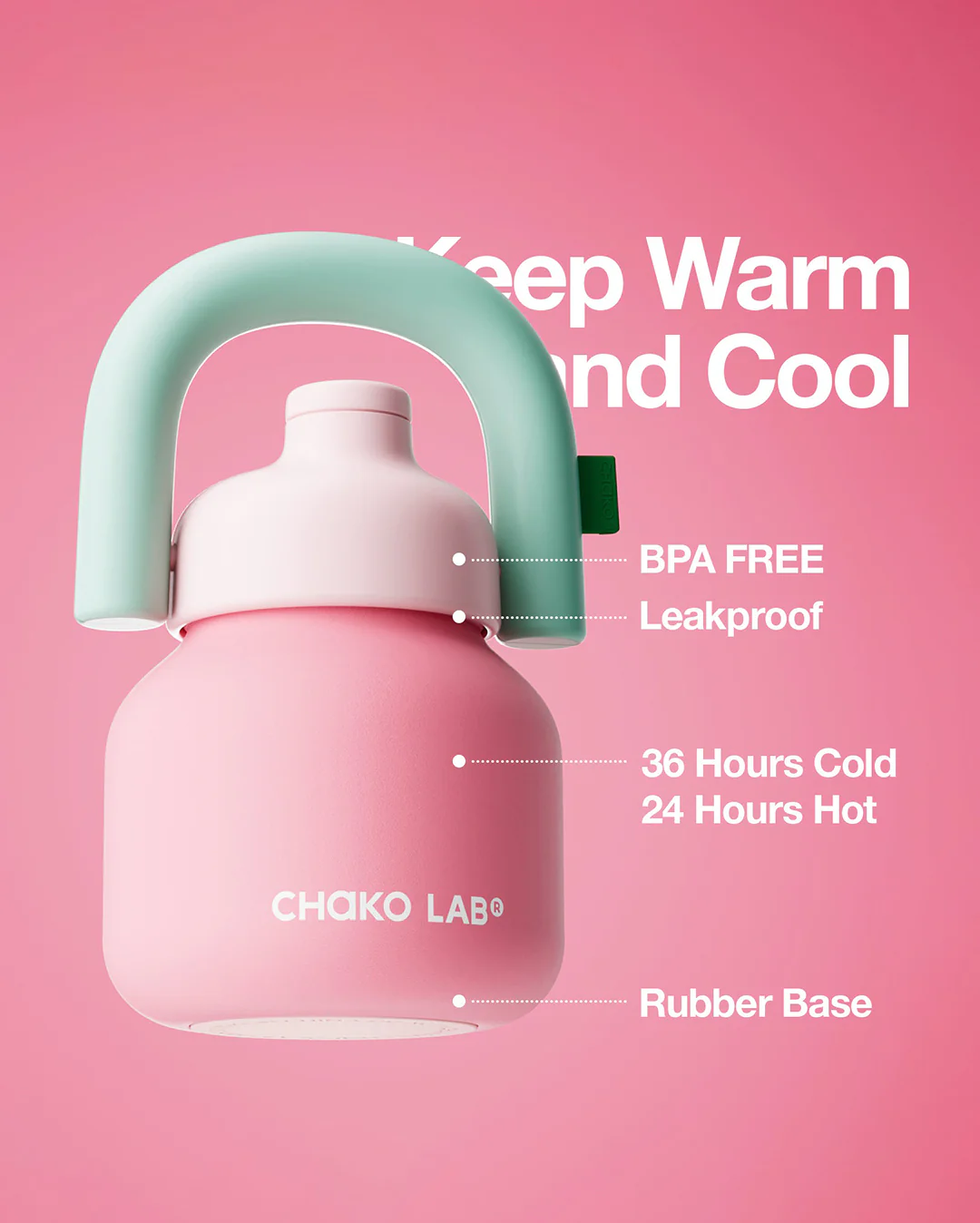 LinLin Kettle 1000ml - New Pink - Image 3