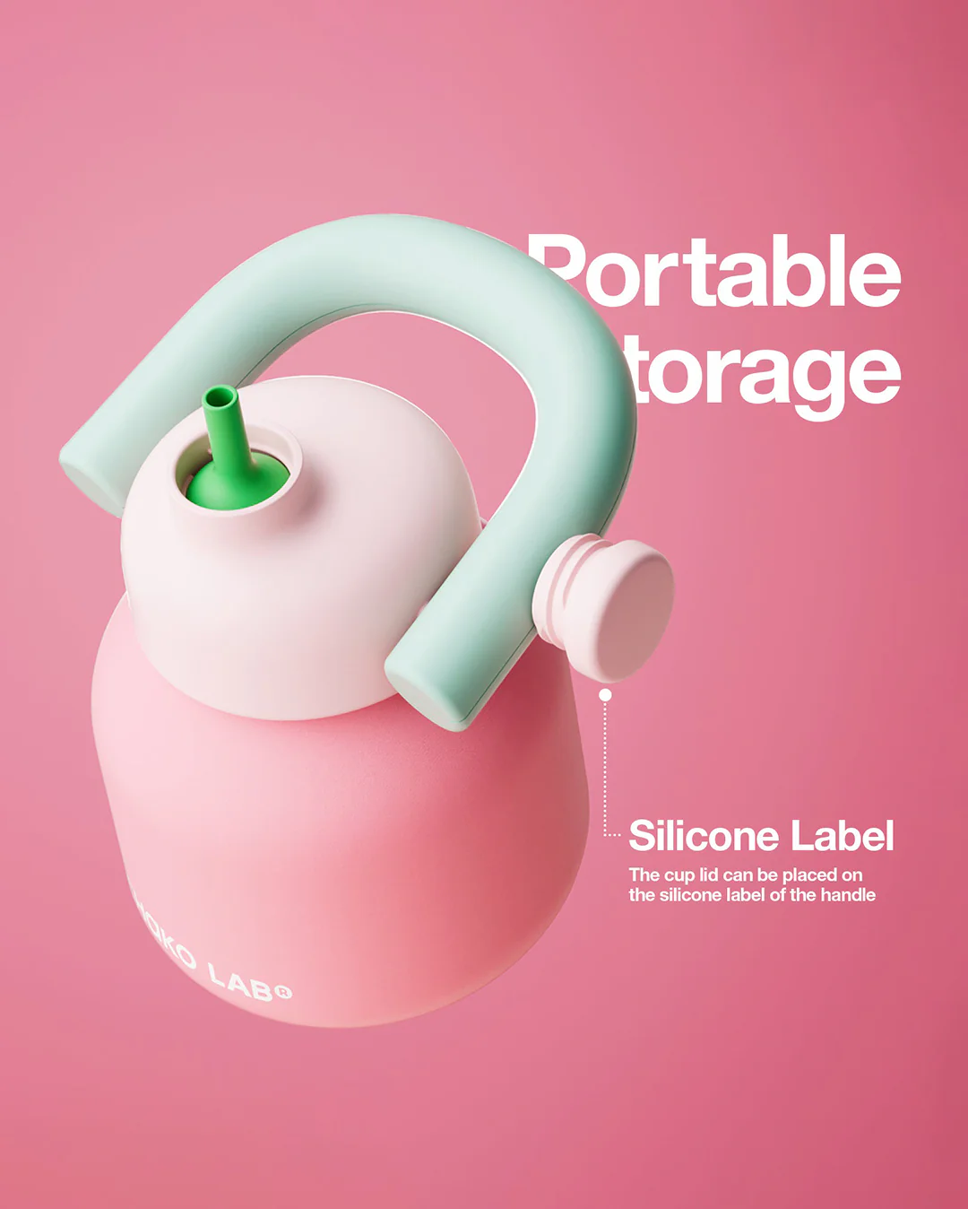 LinLin Kettle 1000ml - New Pink - Image 4