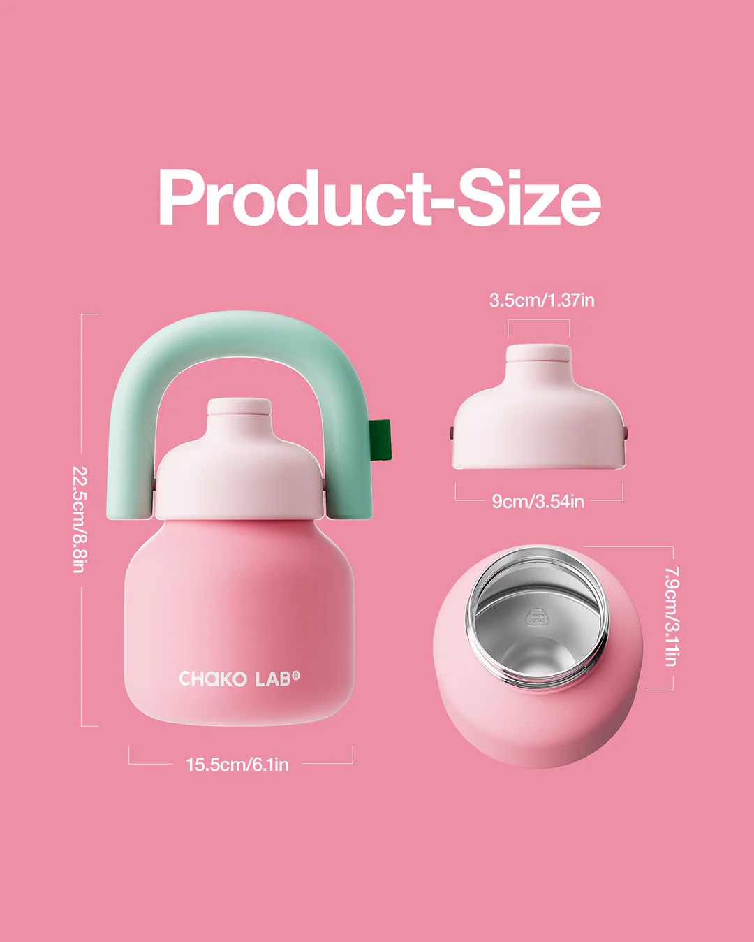LinLin Kettle 1000ml - New Pink - Image 7