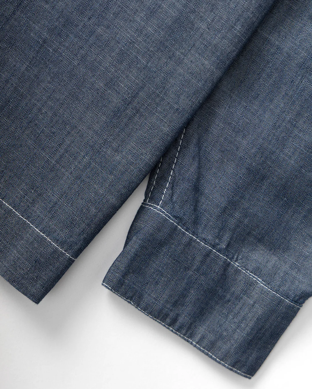 Chambray Resort Shirt - Dark Blue - Image 5