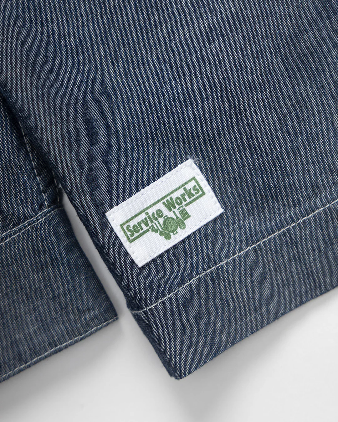 Chambray Resort Shirt - Dark Blue - Image 6