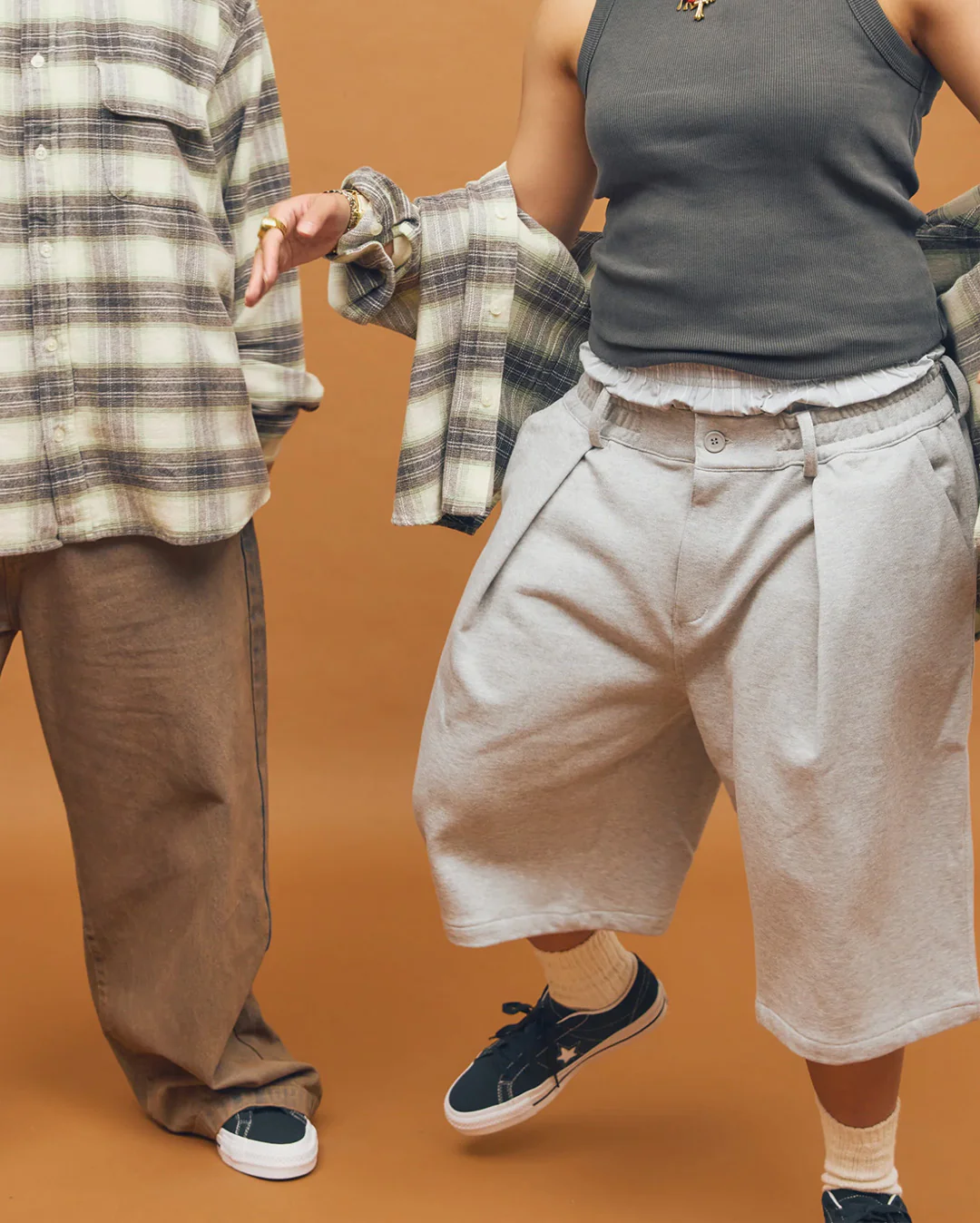 Hakama Shorts - Grey Fleece - Image 3