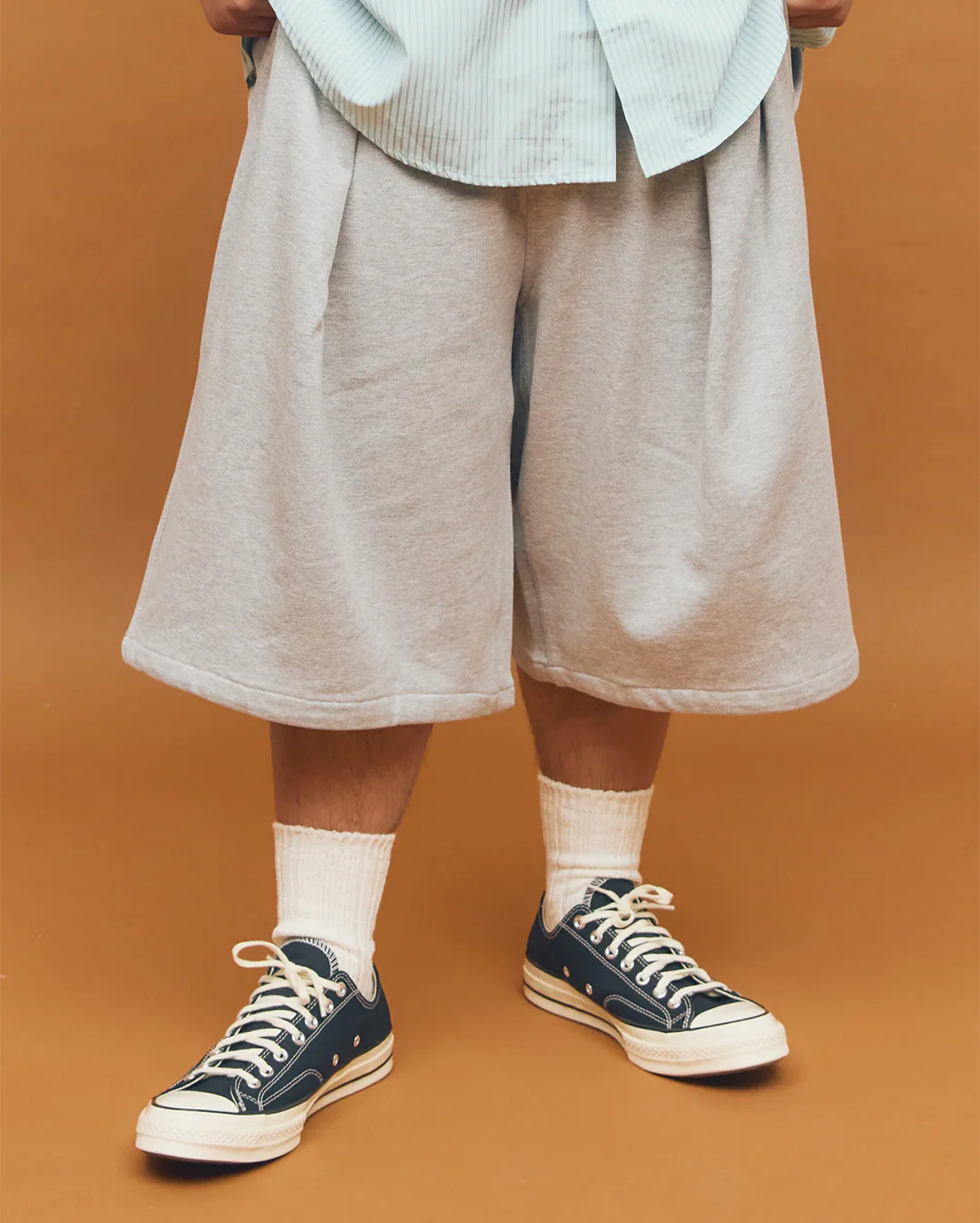 Hakama Shorts - Grey Fleece - Image 4
