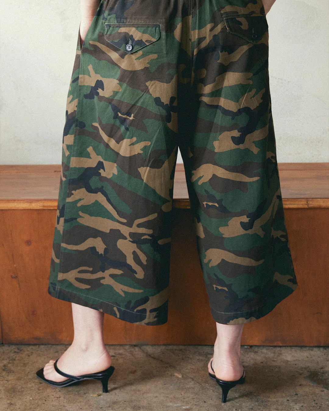 Hakama Shorts V2 - Woodland Camo - Image 4