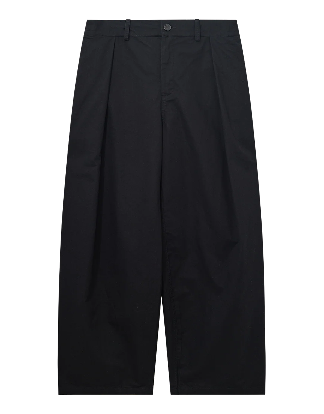 Hakama Pleated Pants - Black - Image 2