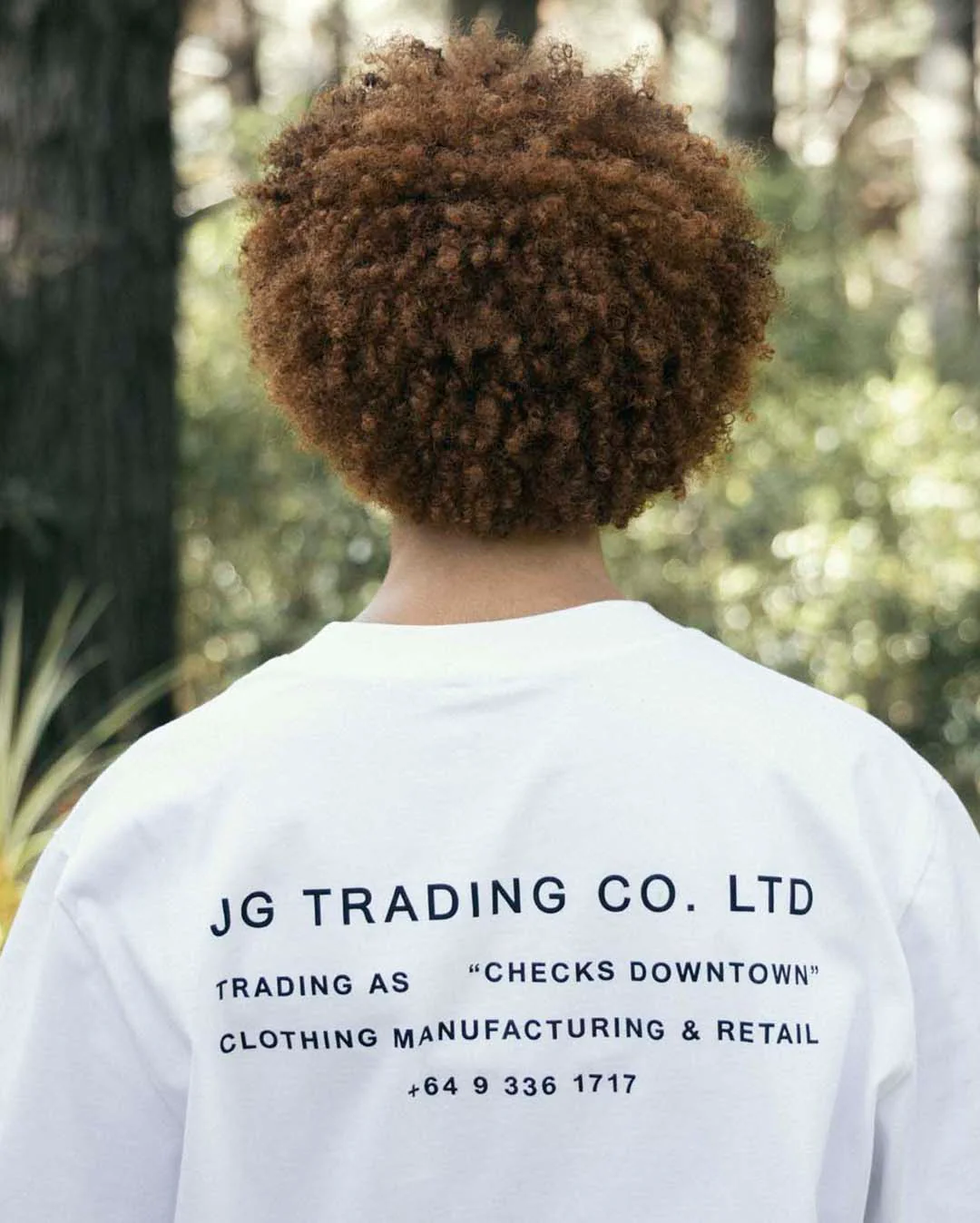 JG Trading Tee - White - Image 2
