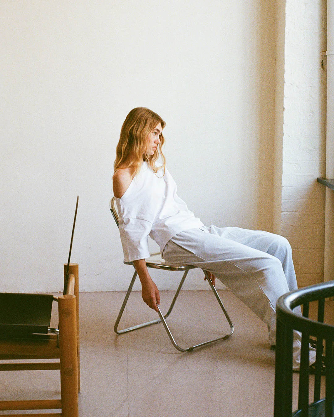 Asymmetrical Top - White - Image 3