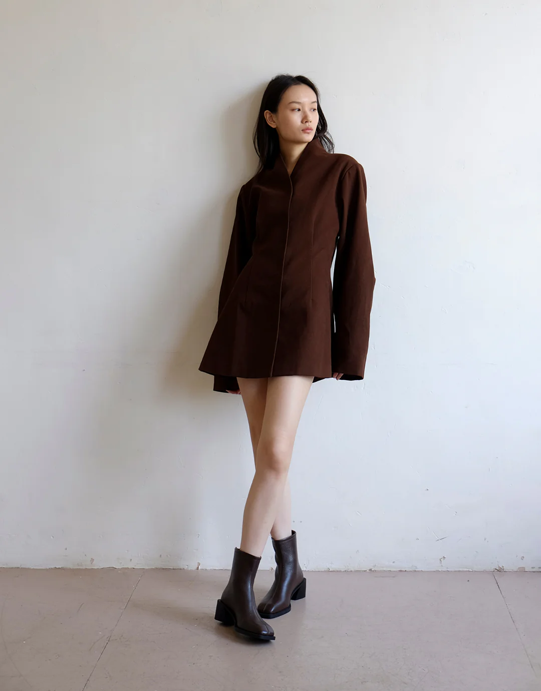 Bowery Dress - Choc - Image 4