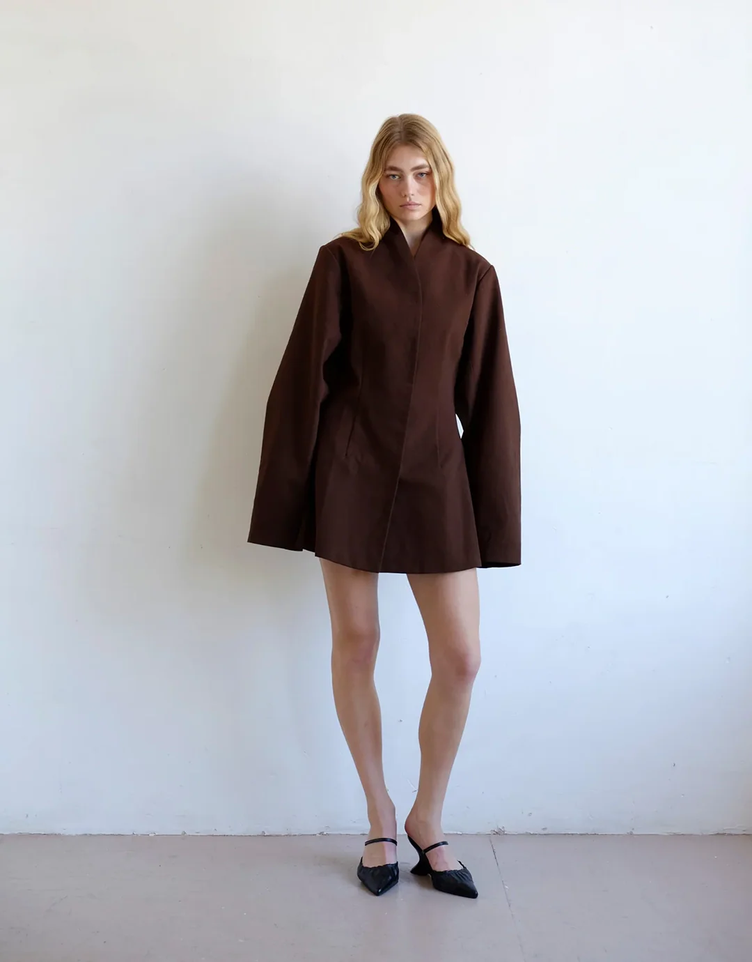 Bowery Dress - Choc - Image 5