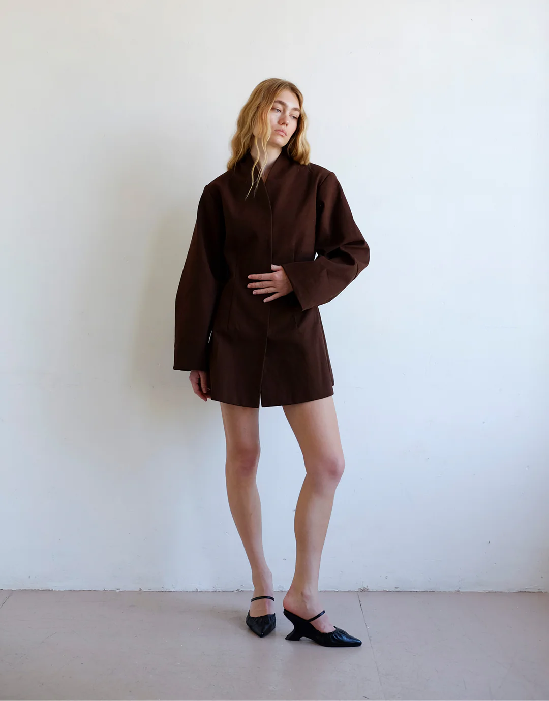 Bowery Dress - Choc - Image 6