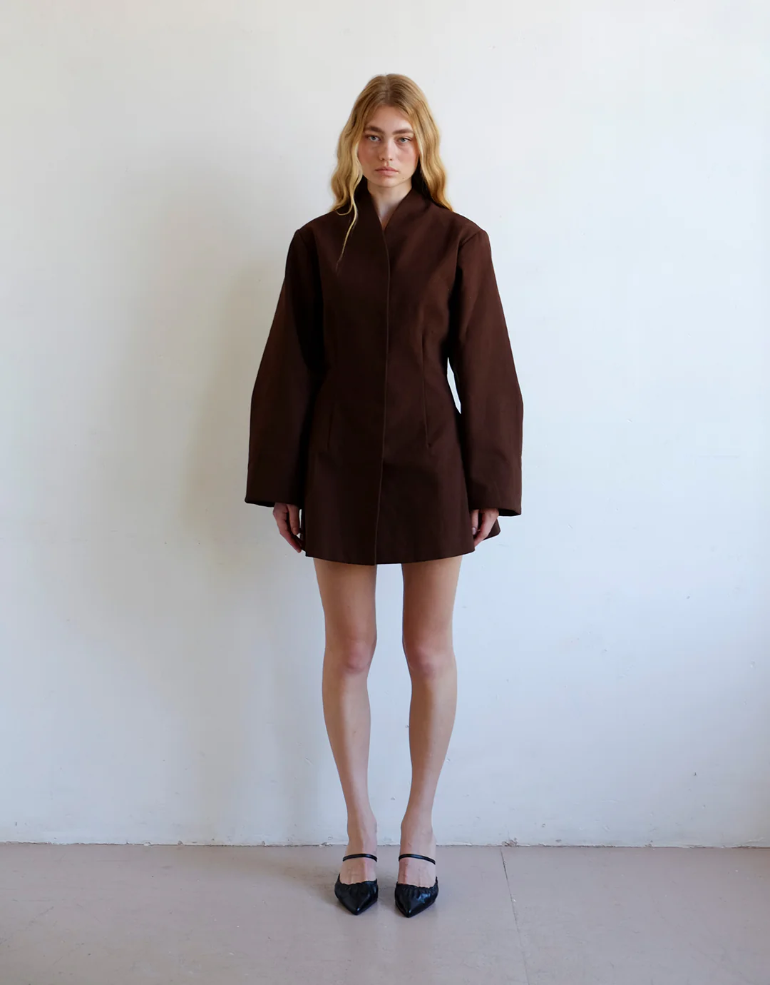 Bowery Dress - Choc - Image 7