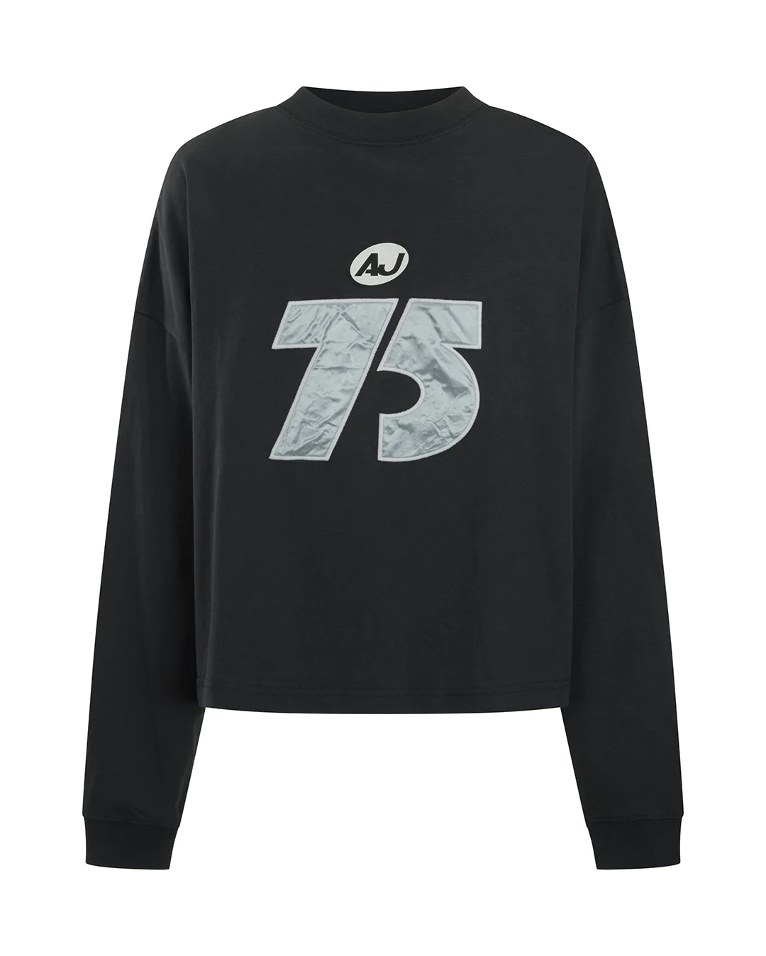 Daytona Long Sleeve Top - Washed Black - Image 9