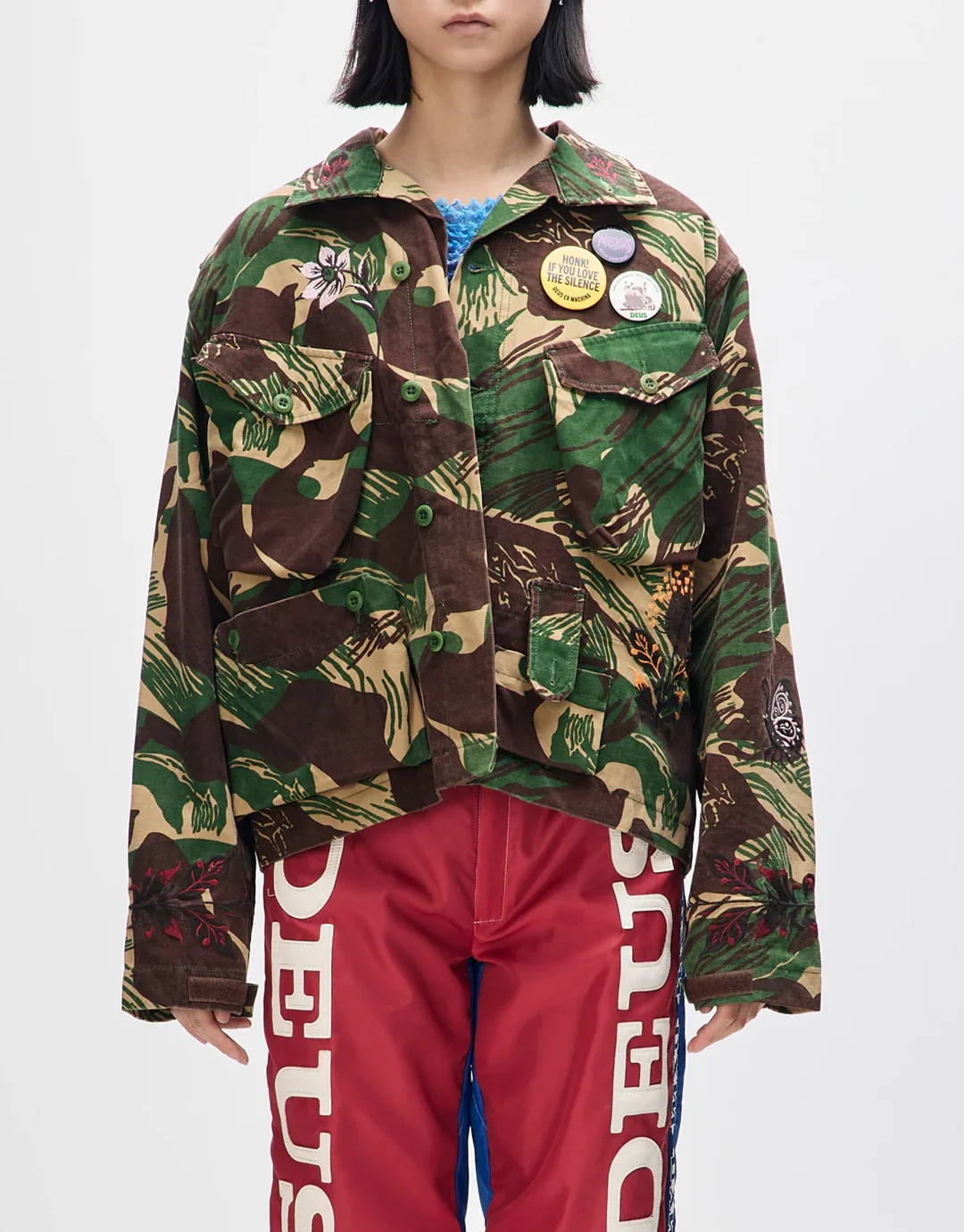 Ahimsa Over Shirt - Earthly Delights Camo - Image 5