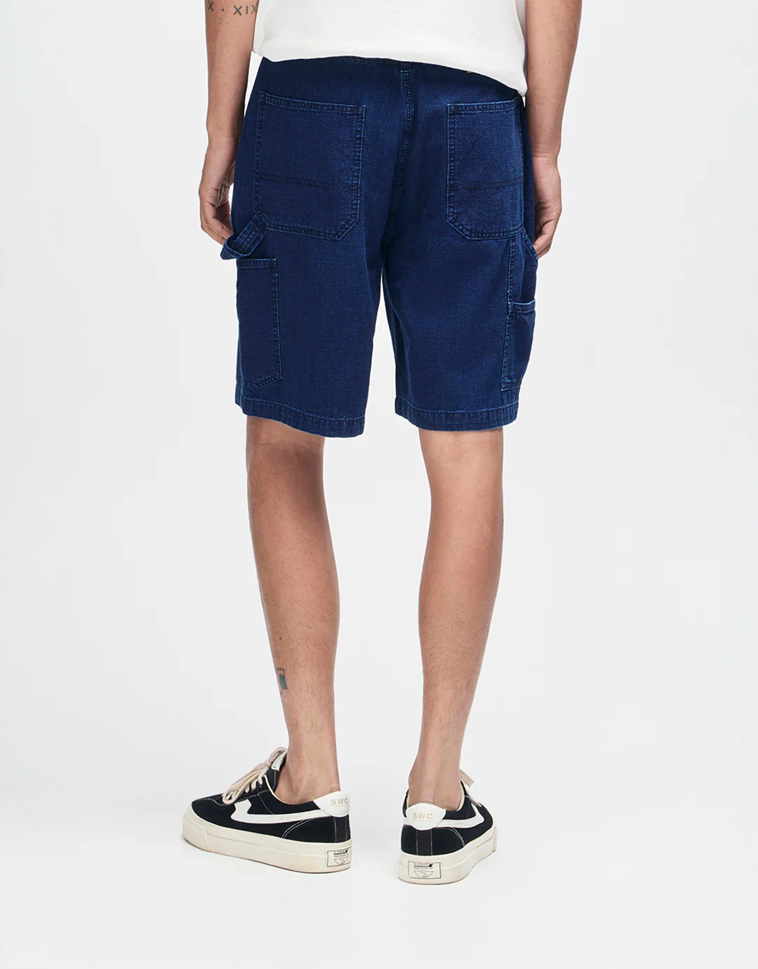 Big Fella Chambray Shorts - Indigo - Image 2