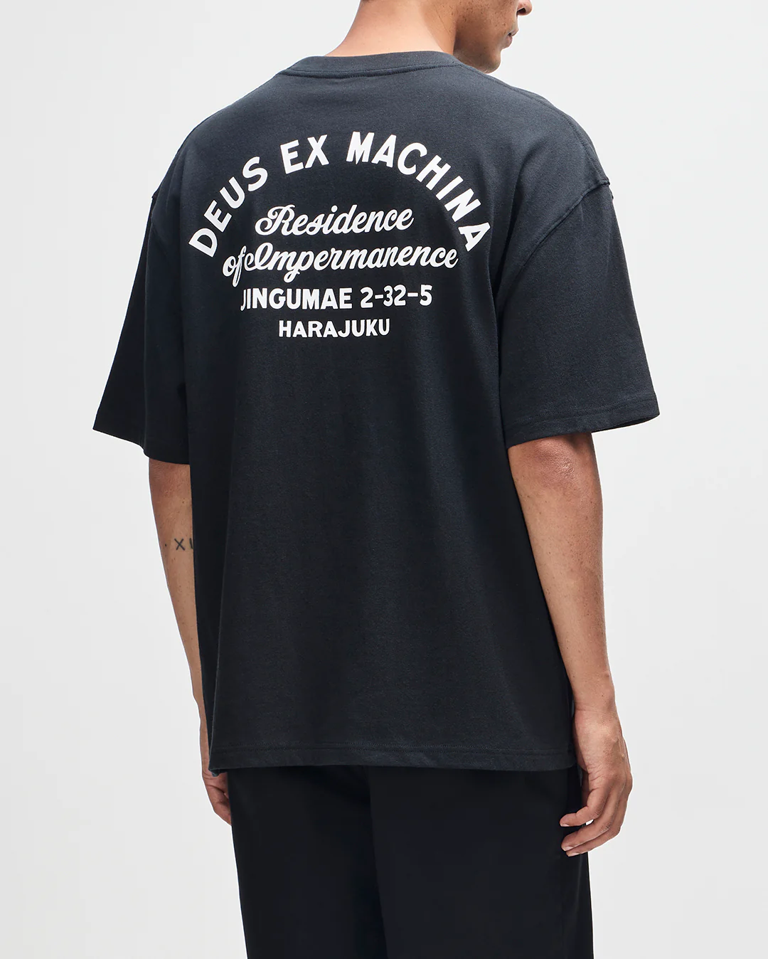 Harajuku Sign T-Shirt - Black - Image 2