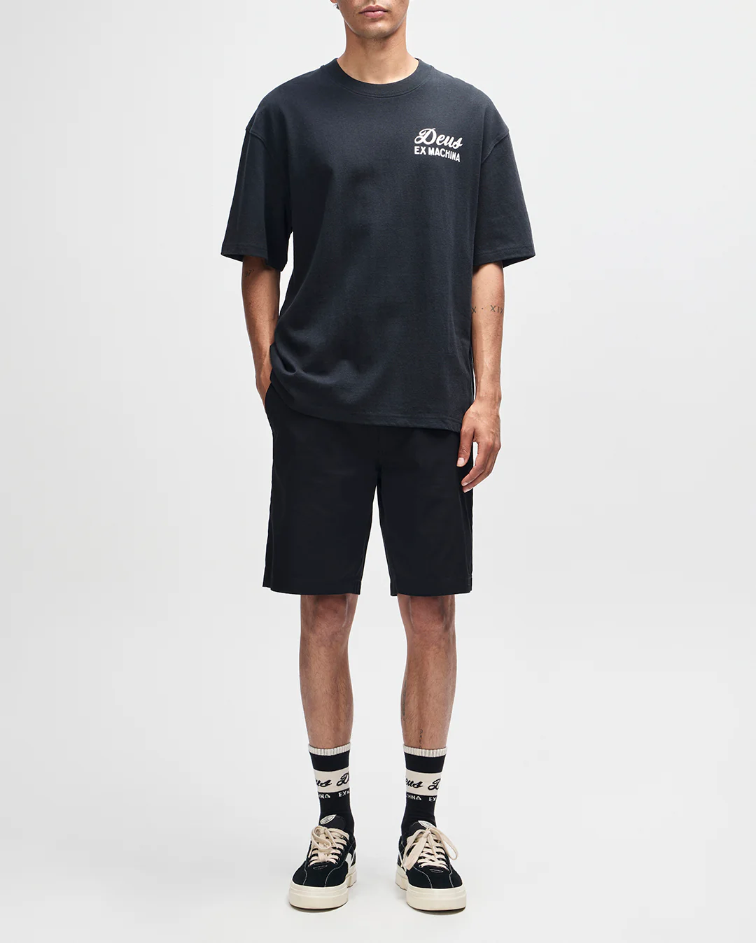 Harajuku Sign T-Shirt - Black - Image 4