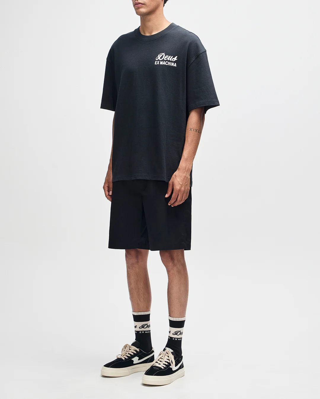 Harajuku Sign T-Shirt - Black - Image 5